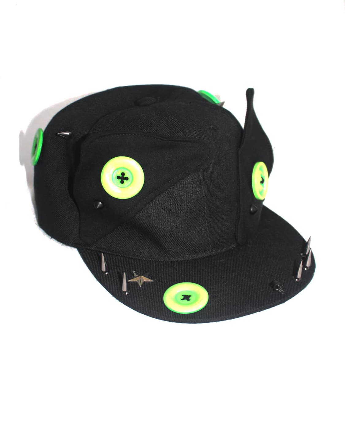 NEON-GREEN Cat-Ear spike snapback 상품이미지3