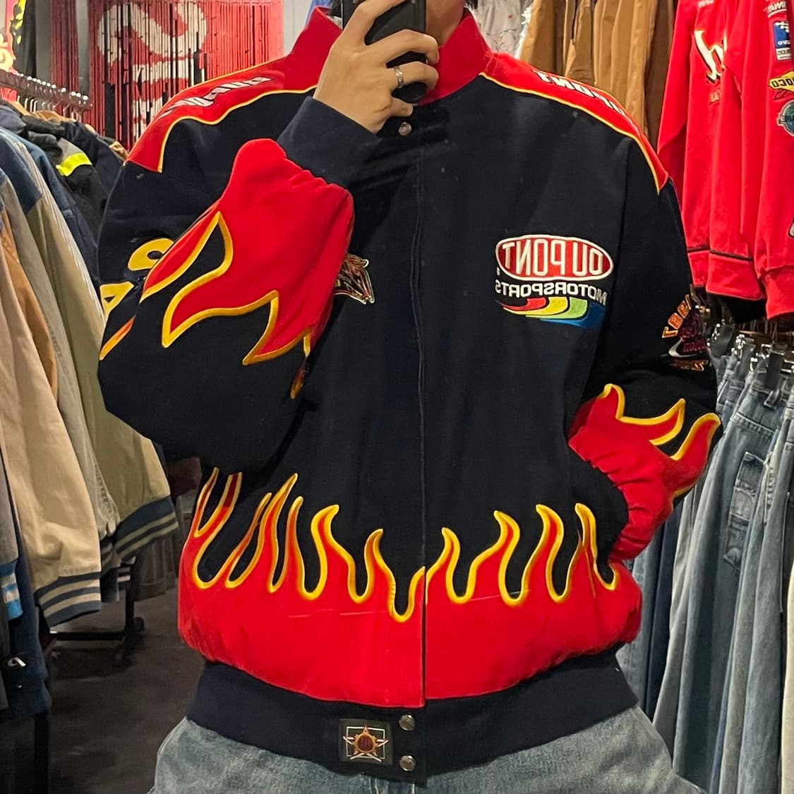 [IM] JH 제프해밀턴 X 나스카 챔피언스 플레임 코튼 레이싱 자켓 상품이미지3