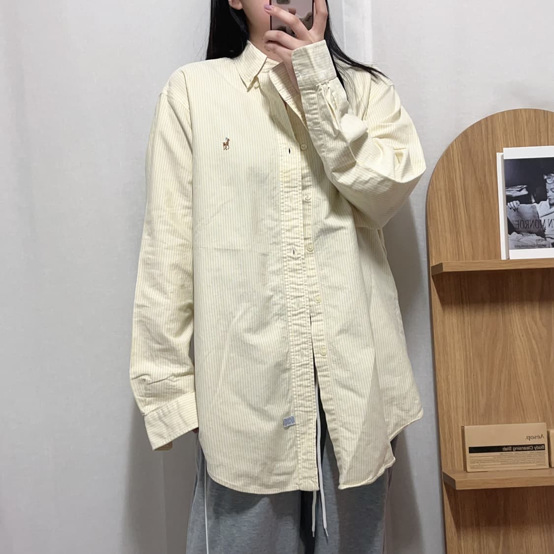 [정품] 폴로 옐로우 / 멀티포니 스트라이프 셔츠 [ 16-34 ] 상품이미지2