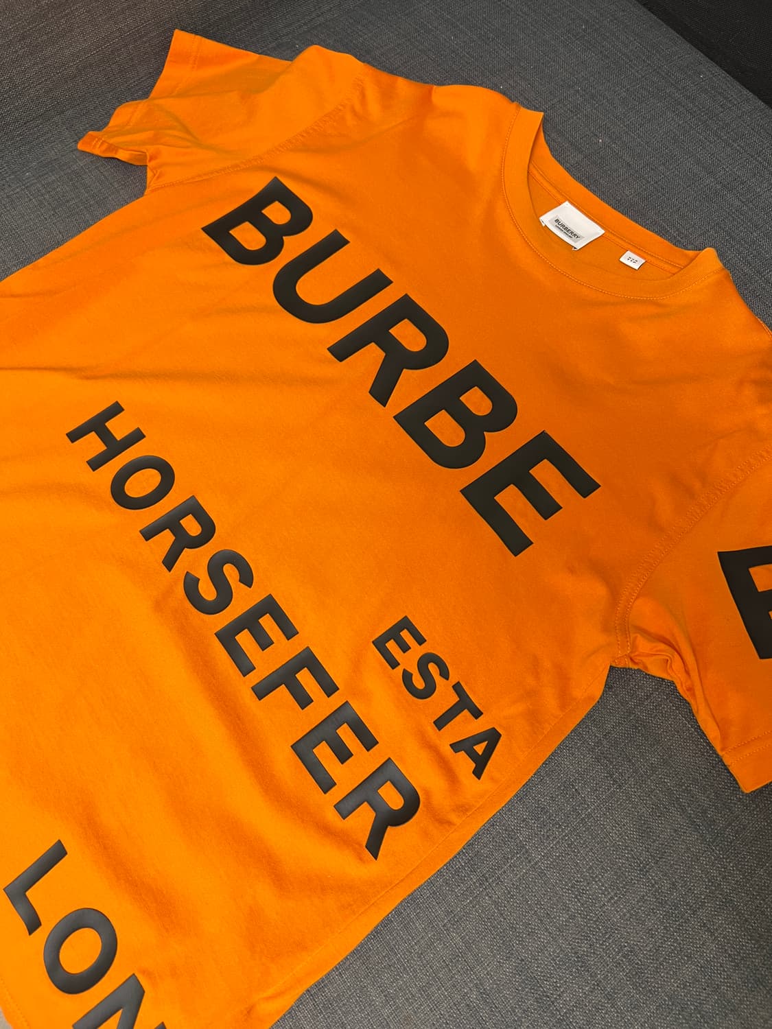 버버리 호스페리 반팔 티셔츠 오렌지 상품이미지2