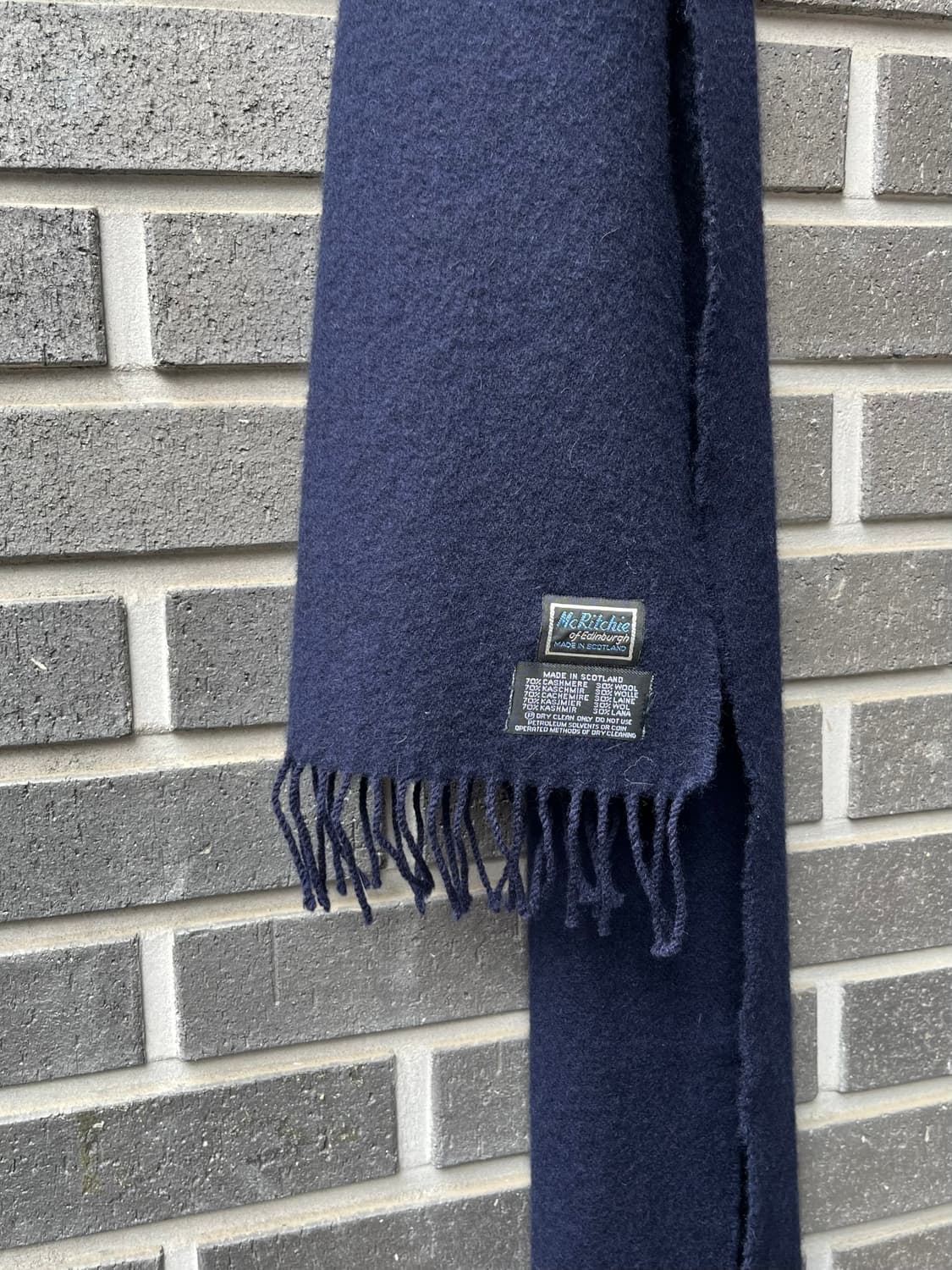 MCRITCHIE 캐시미어 머플러 made in SCOTLAND 상품이미지4