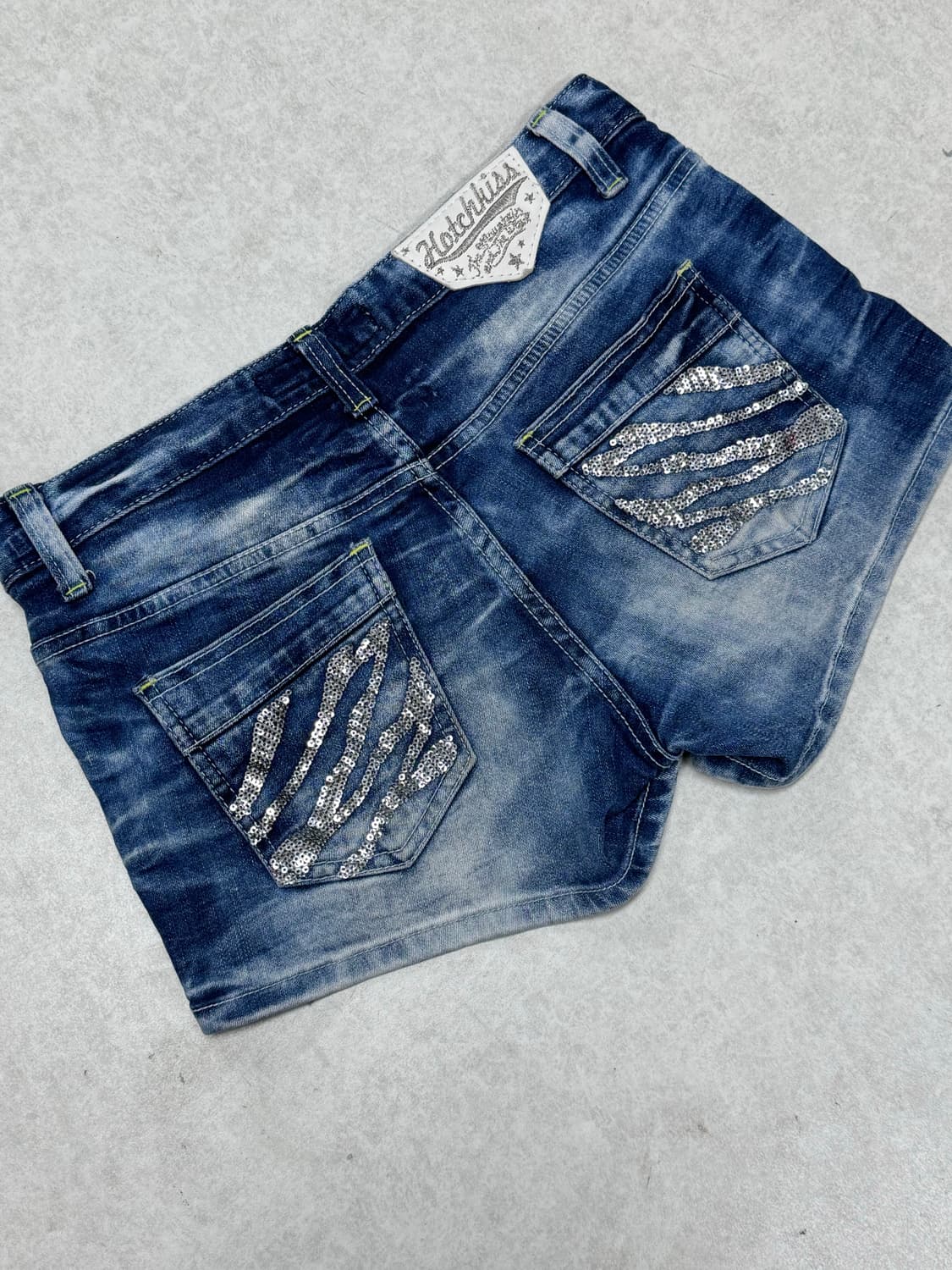 갸루 글리터 지브라 숏팬츠 상품이미지5