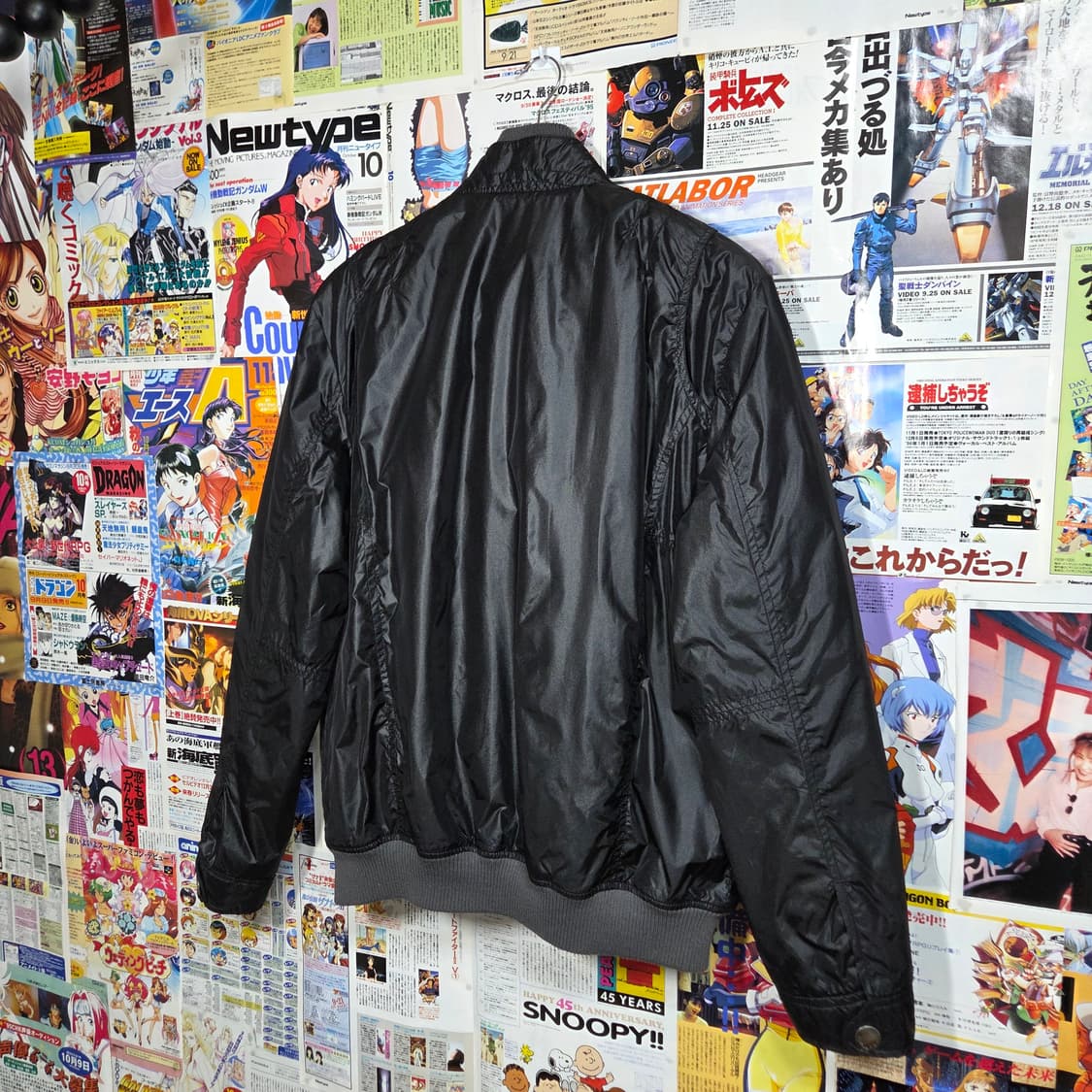 빈티지 락시크 펑크 블랙 누빔 점퍼 상품이미지5