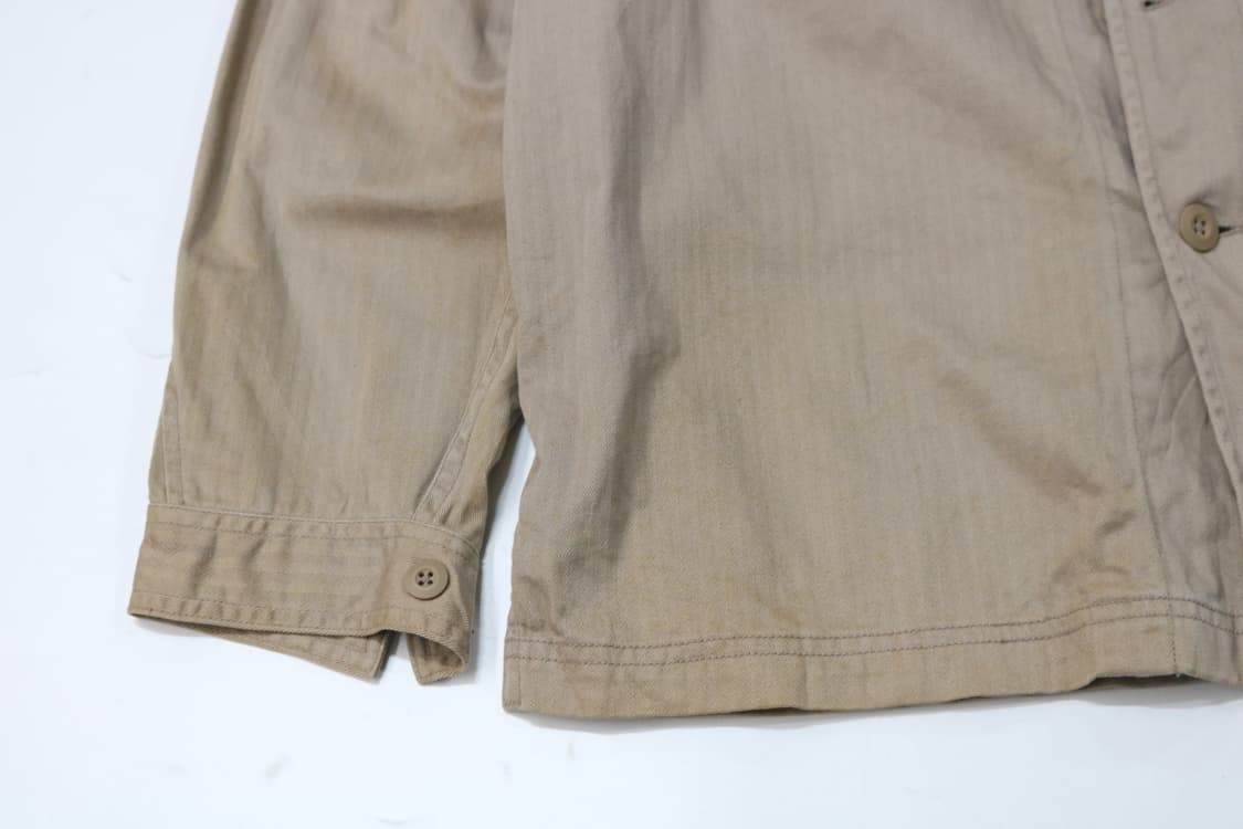 SUGGESTION 서제스션  빈티지 헤링본 트윌 사파리 자켓 M 상품이미지5