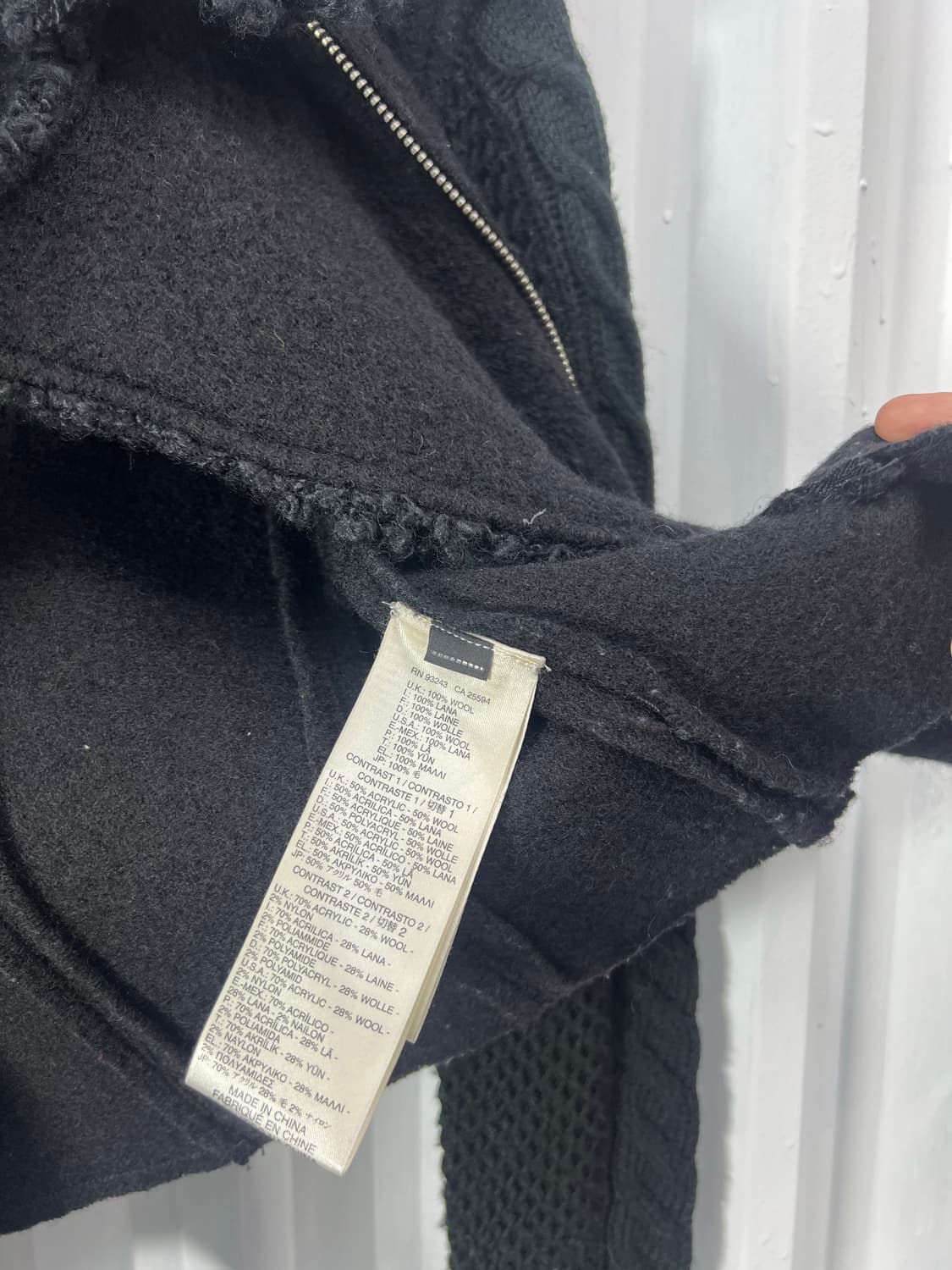 Diesel 축융 라이더자켓 상품이미지10