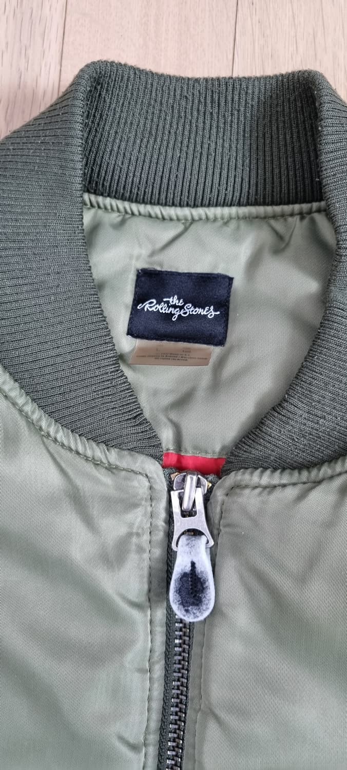 브라바도 더롤링스톤 IORR MA-1 점퍼 L _ 남성,사진확인 상품이미지9