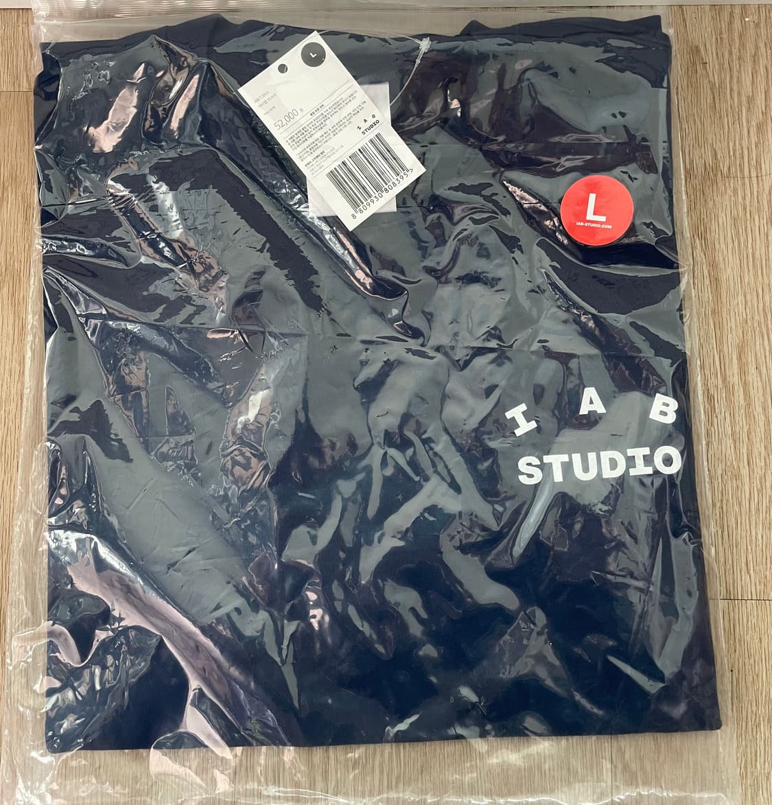 (L) 아이앱 스튜디오 네이비 반팔 상품이미지2