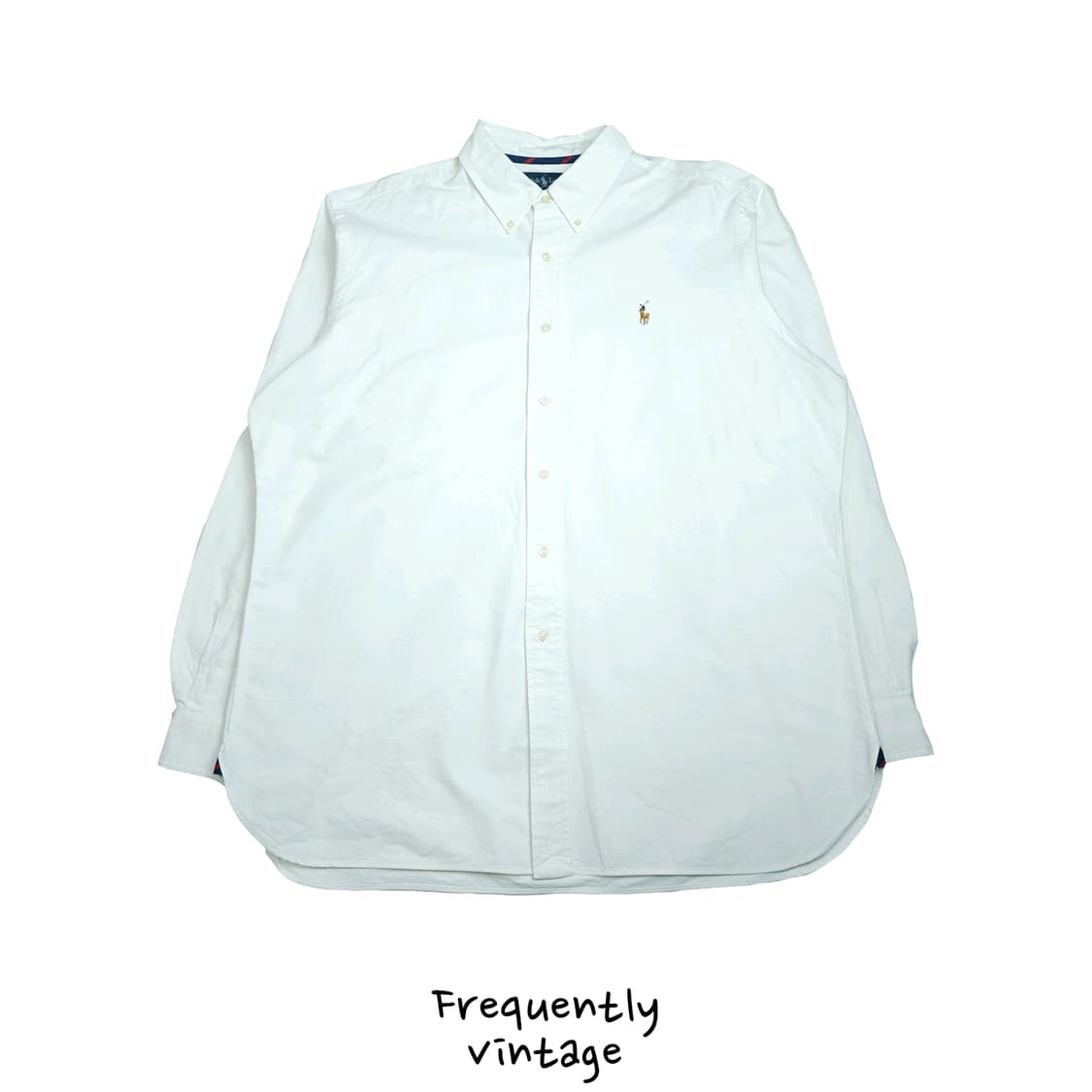 [택포]폴로 클래식핏 화이트 셔츠 상품이미지1