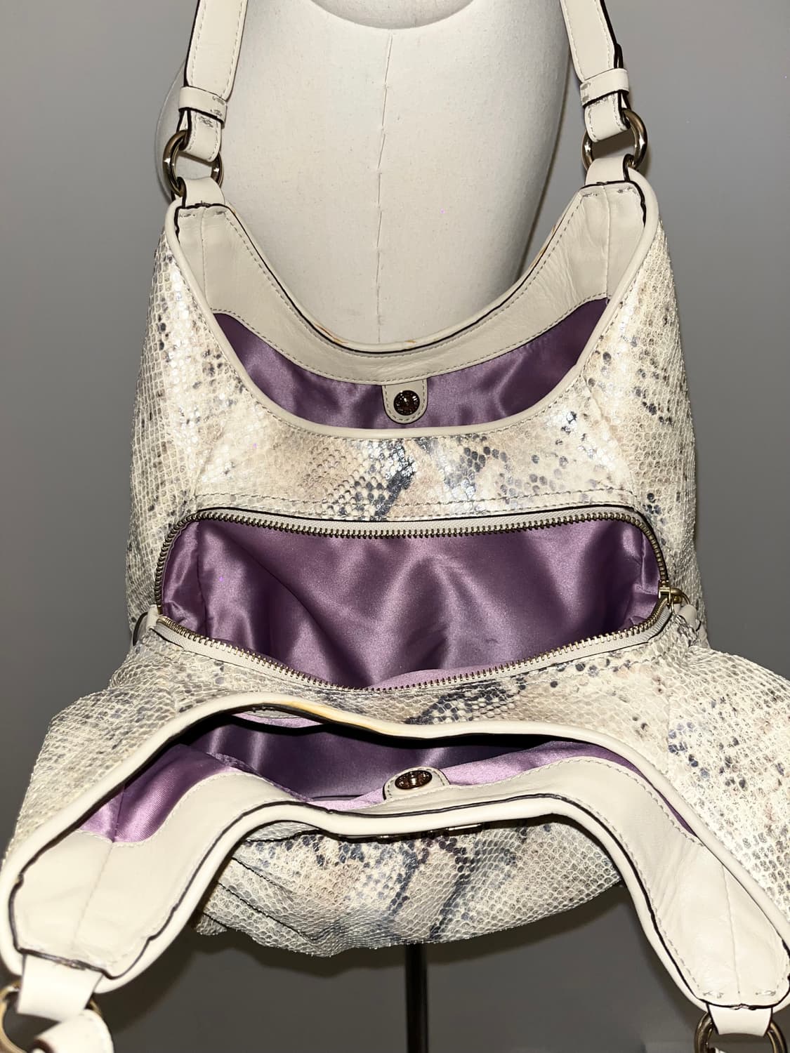 Coach Snake skin Shoulder bag 상품이미지8