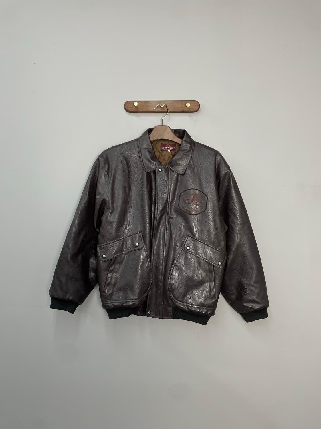 죠다쉬 빈티지 브라운 레더자켓 H2114 상품이미지2