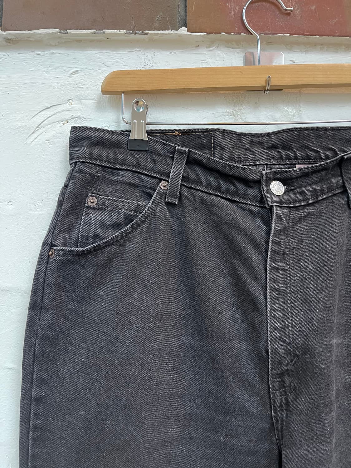 Levis 912 Orange Tab 슬림핏 블랙 데님팬츠 S 상품이미지2