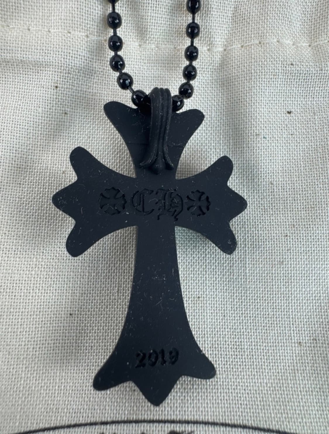 크롬하츠 실리콘 실리크롬 목걸이 블랙 24 상품이미지1