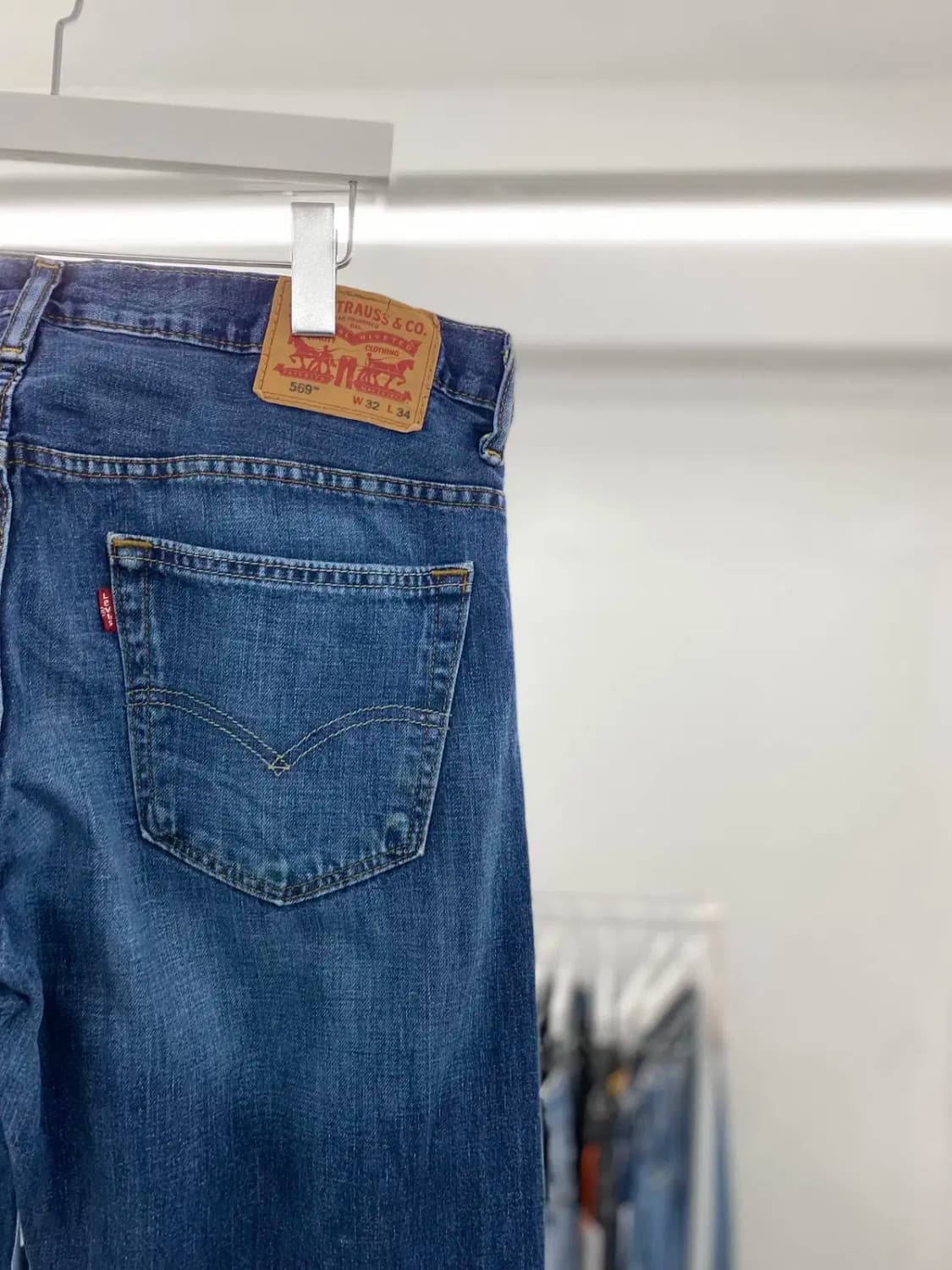 리바이스569 00s 루즈스트레이트 33사이즈 a3853 상품이미지6