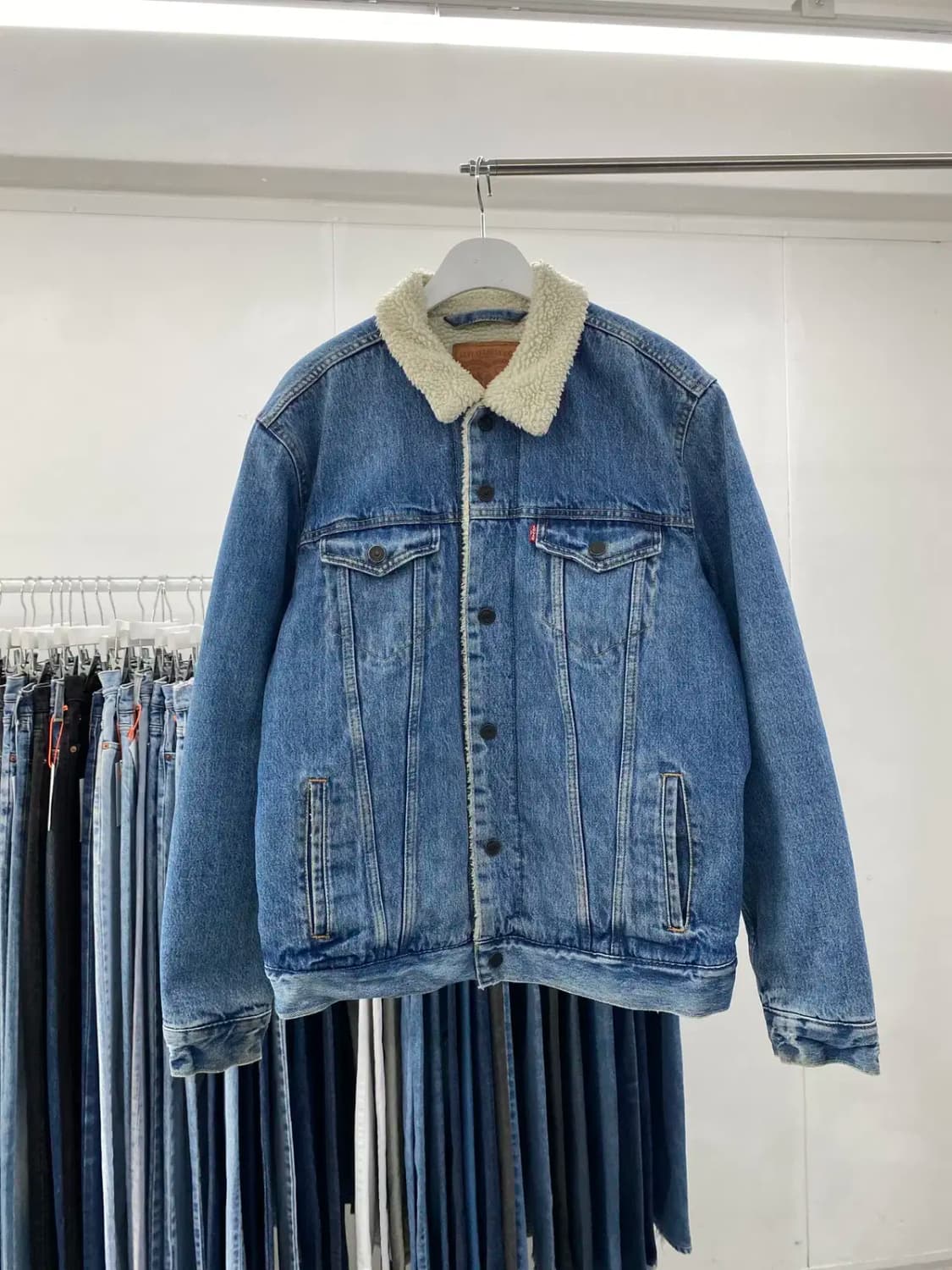 리바이스 쉐르파데님자켓 L사이즈 a3887 상품이미지1