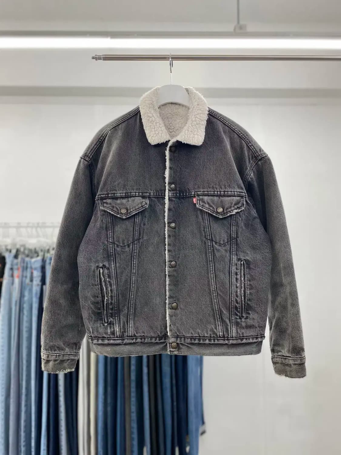 리바이스 80s USA 쉐르파데님자켓 105사이즈 a3888 상품이미지1