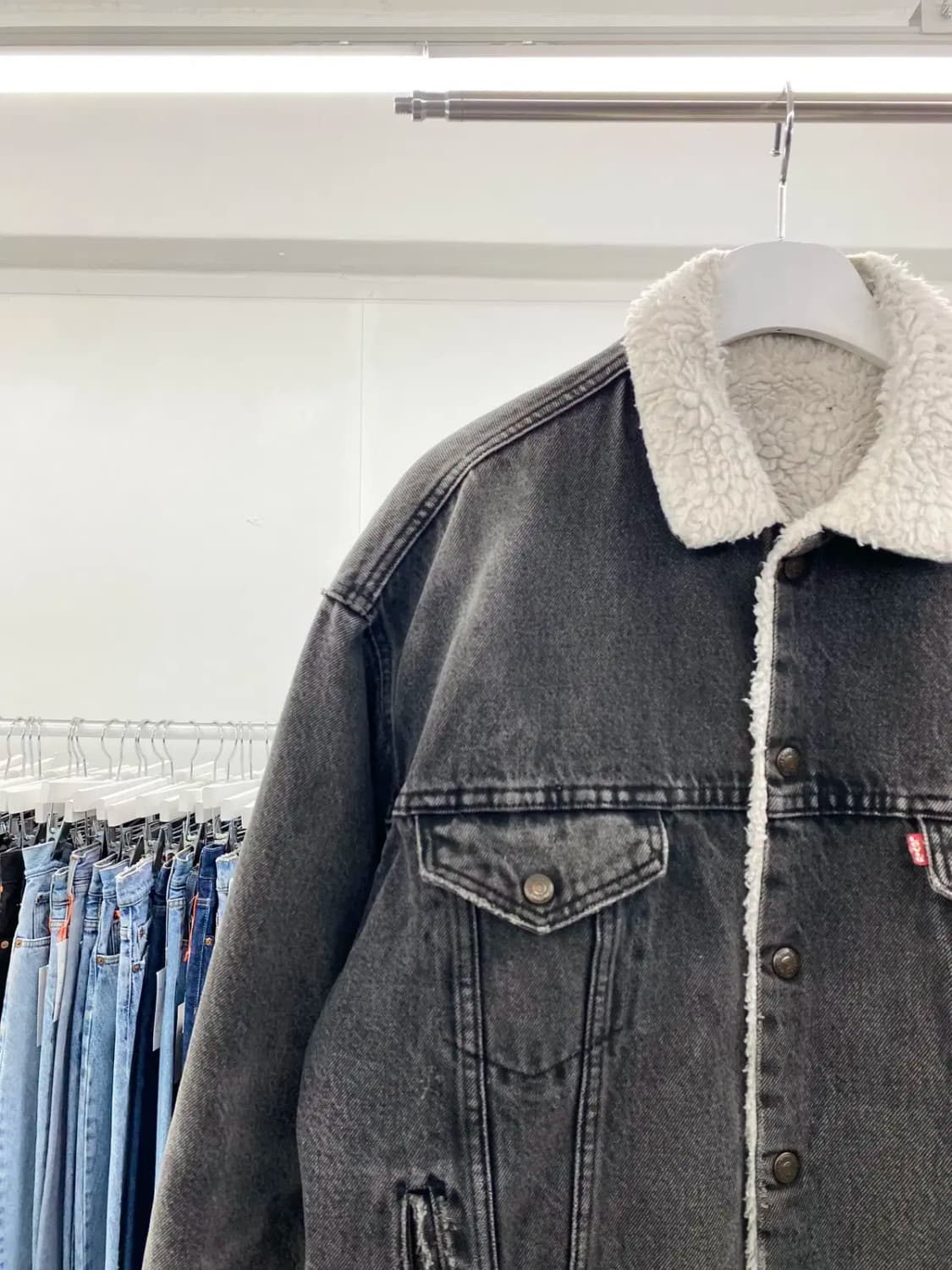 리바이스 80s USA 쉐르파데님자켓 105사이즈 a3888 상품이미지2