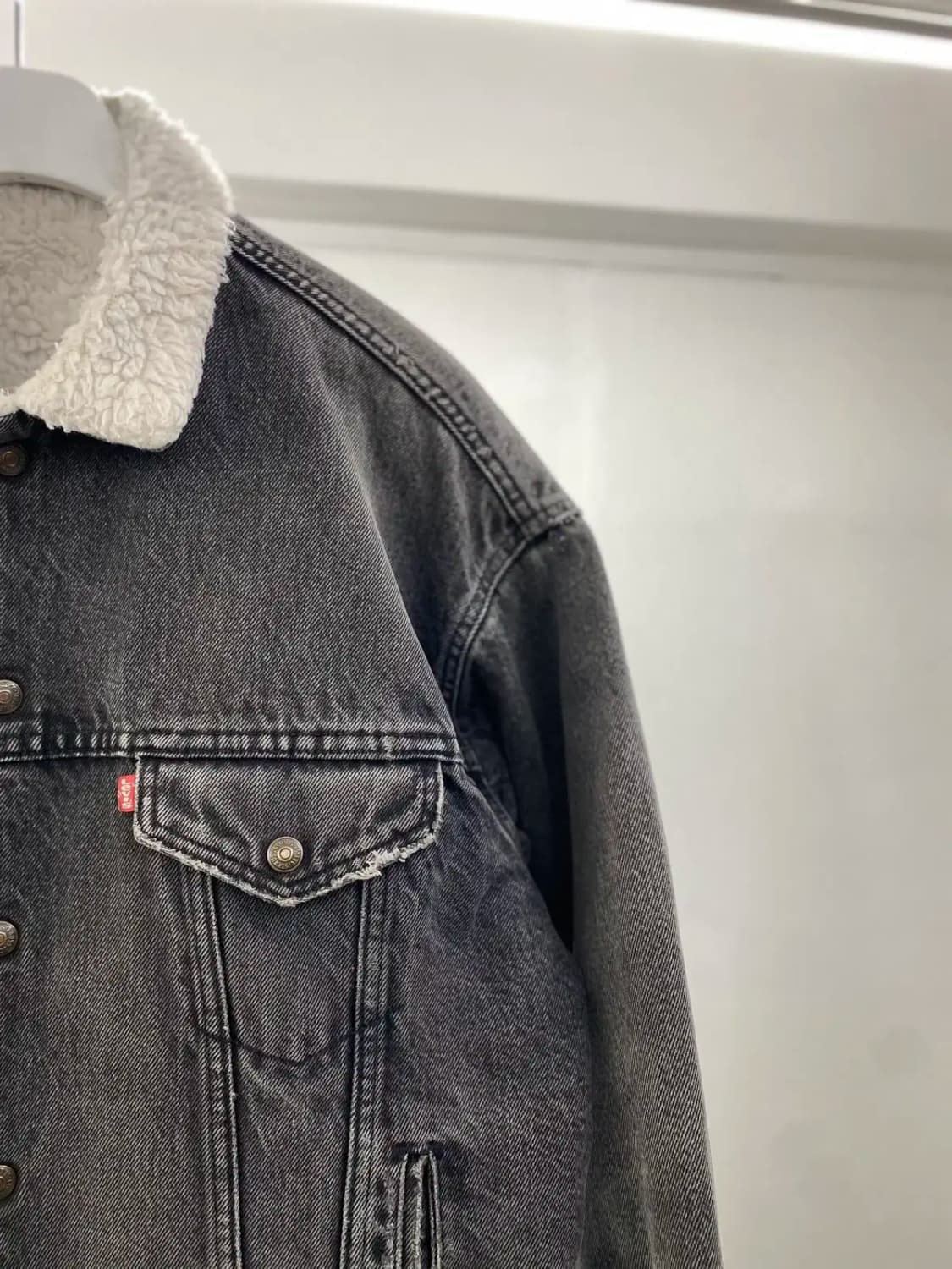 리바이스 80s USA 쉐르파데님자켓 105사이즈 a3888 상품이미지3