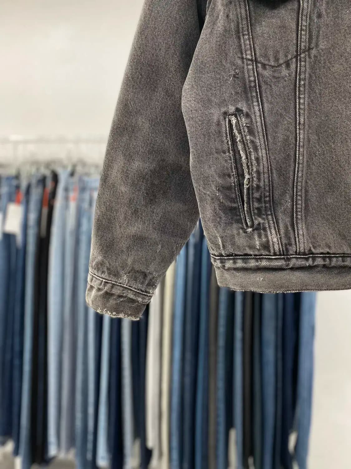 리바이스 80s USA 쉐르파데님자켓 105사이즈 a3888 상품이미지5