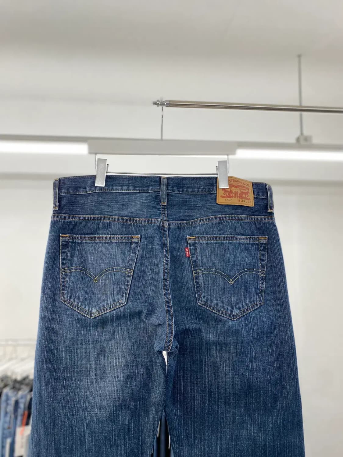 리바이스569 00s 루즈스트레이트 34사이즈 a3999 상품이미지5