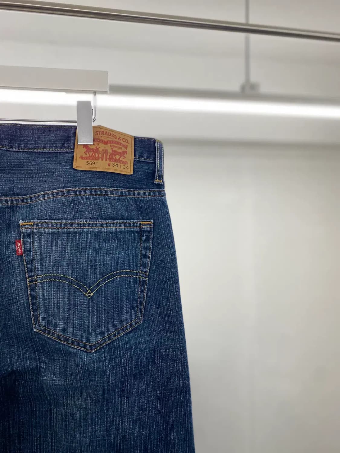리바이스569 00s 루즈스트레이트 34사이즈 a3999 상품이미지6