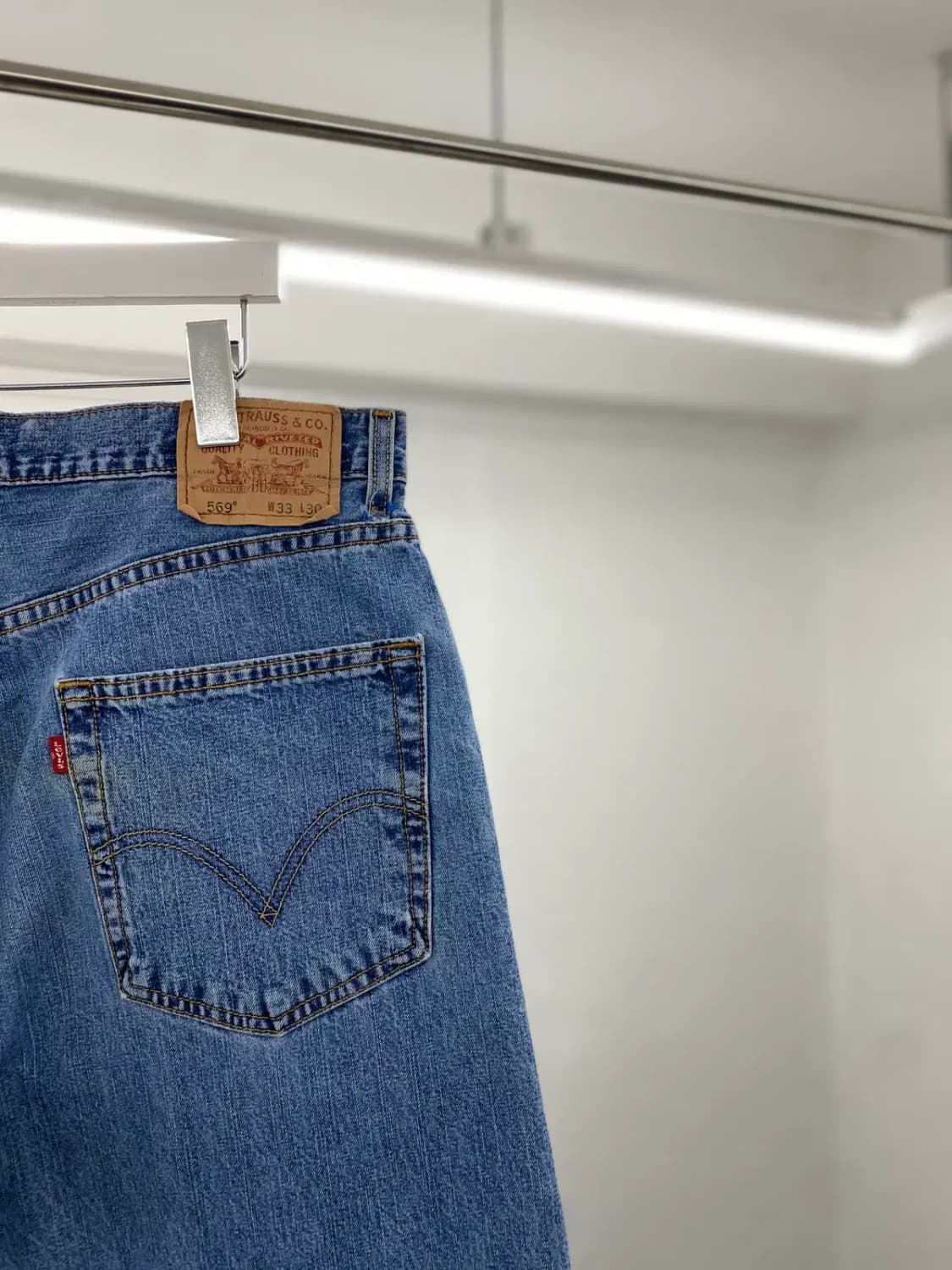 리바이스569 00s 루즈스트레이트 33사이즈 a4008 상품이미지6