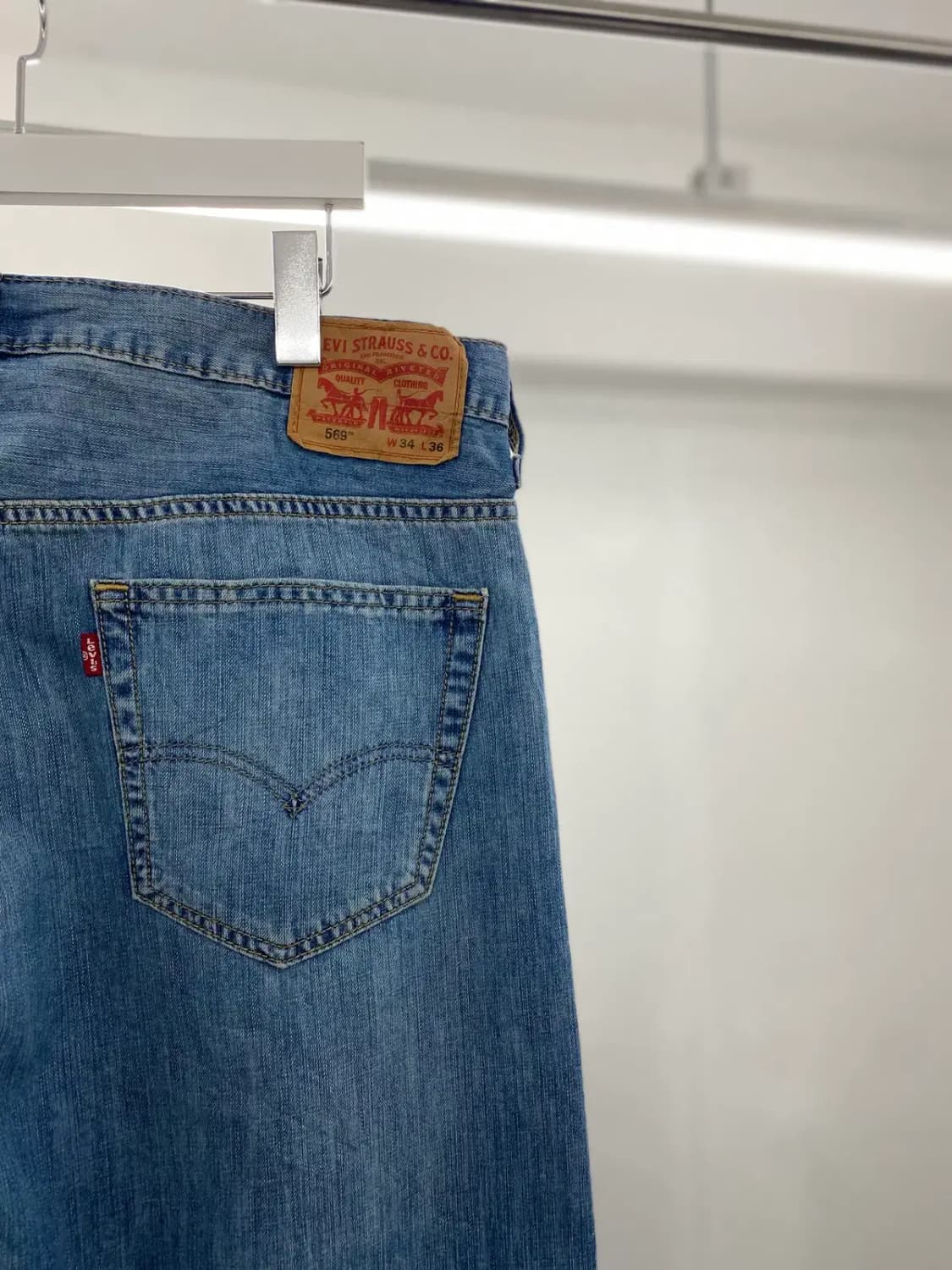 리바이스569 00s 루즈스트레이트 34사이즈 a4057 상품이미지5