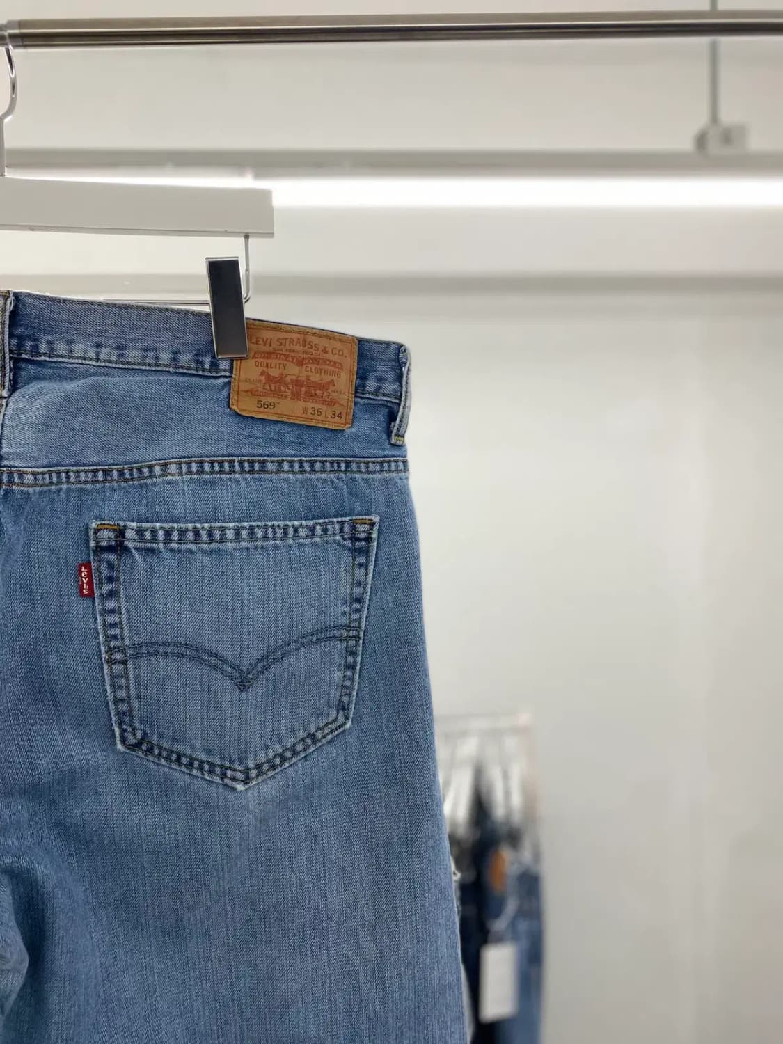 리바이스569 00s 루즈스트레이트 37이즈 a4119 상품이미지6