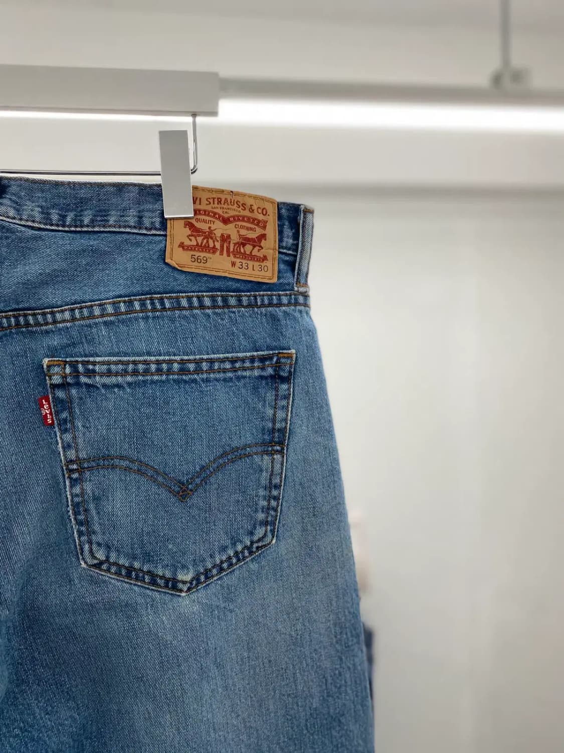리바이스569 00s 루즈스트레이트 33이즈 a4120 상품이미지6