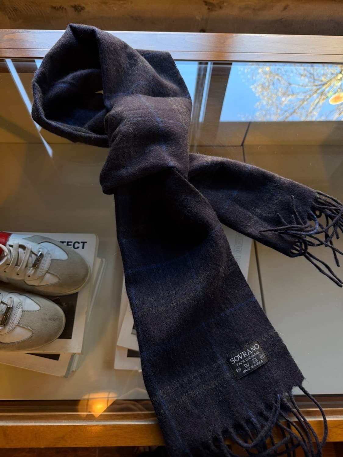 SOVRANO 캐시미어 머플러 상품이미지1