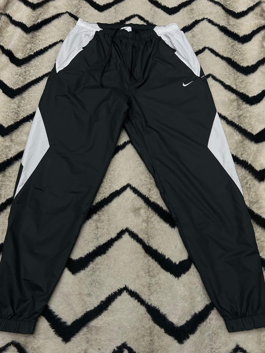 [L]나이키 사커 경량 우븐 조거 /블랙화이트 상품이미지3