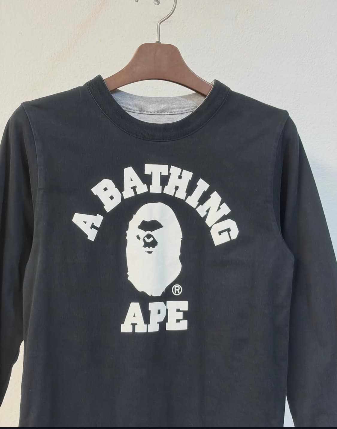 딱붙핏 베이프 양면 롱슬리브 티셔츠 상품이미지7