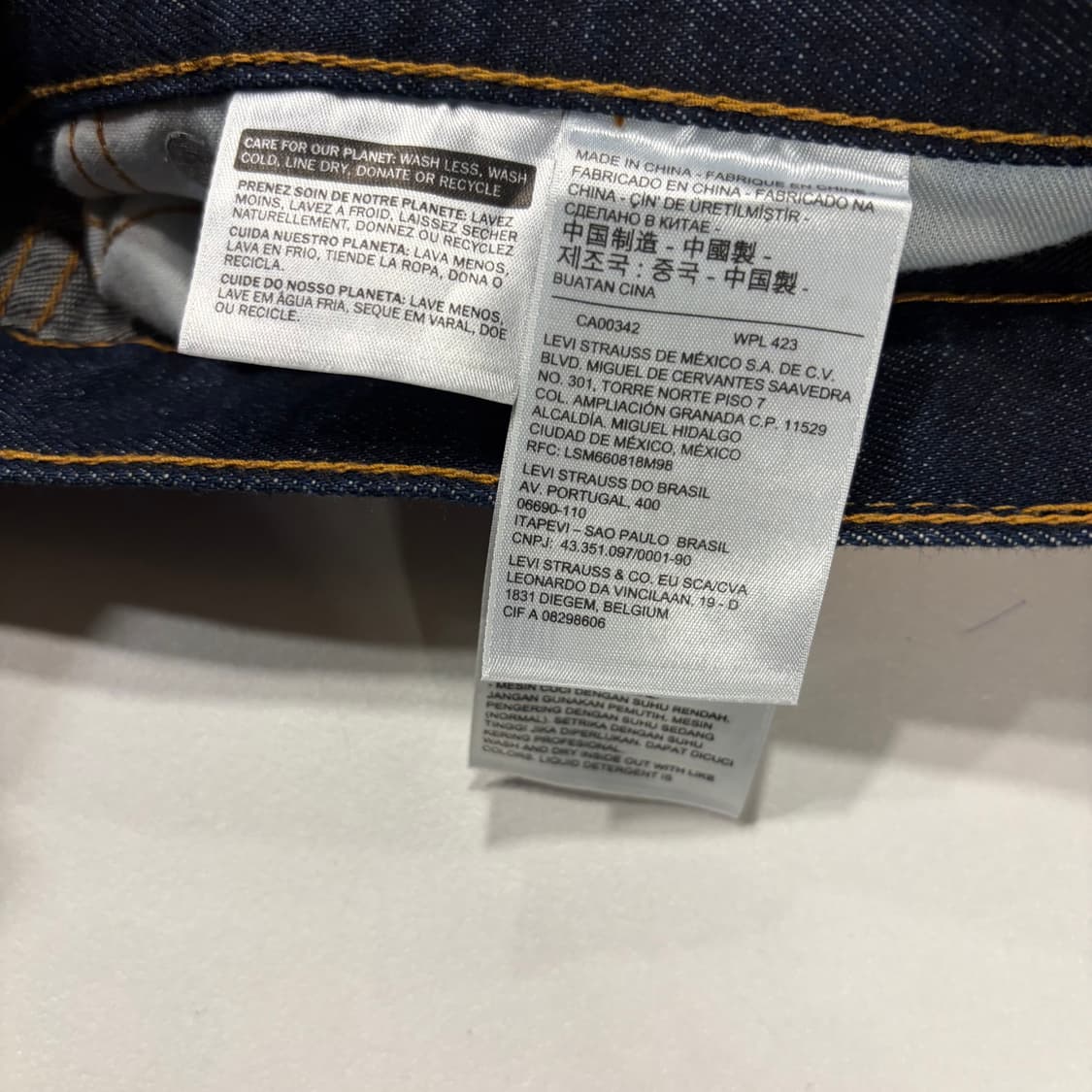 [34x32] 리바이스 505 데님 진청 팬츠 청바지 D205 상품이미지6