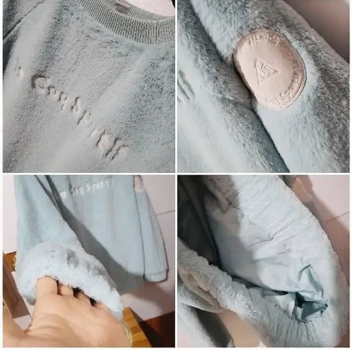 최상급 르꼬끄 밍크 퍼 맨투맨 90 좀 넉넉히 크게나옴 상품이미지5