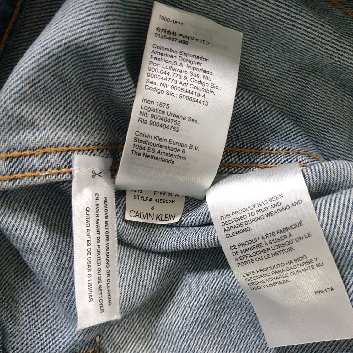 캘빈클라인진 데님 자켓 상품이미지3