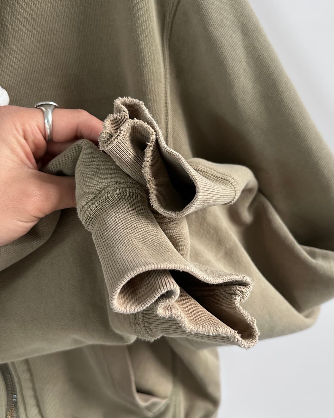 폴로 카키 써멀 후드 집업 (va.120) 상품이미지8