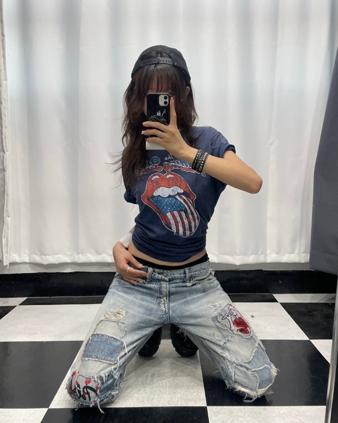 🎸The Rolling Stones 네이비 티셔츠🎸 상품이미지2