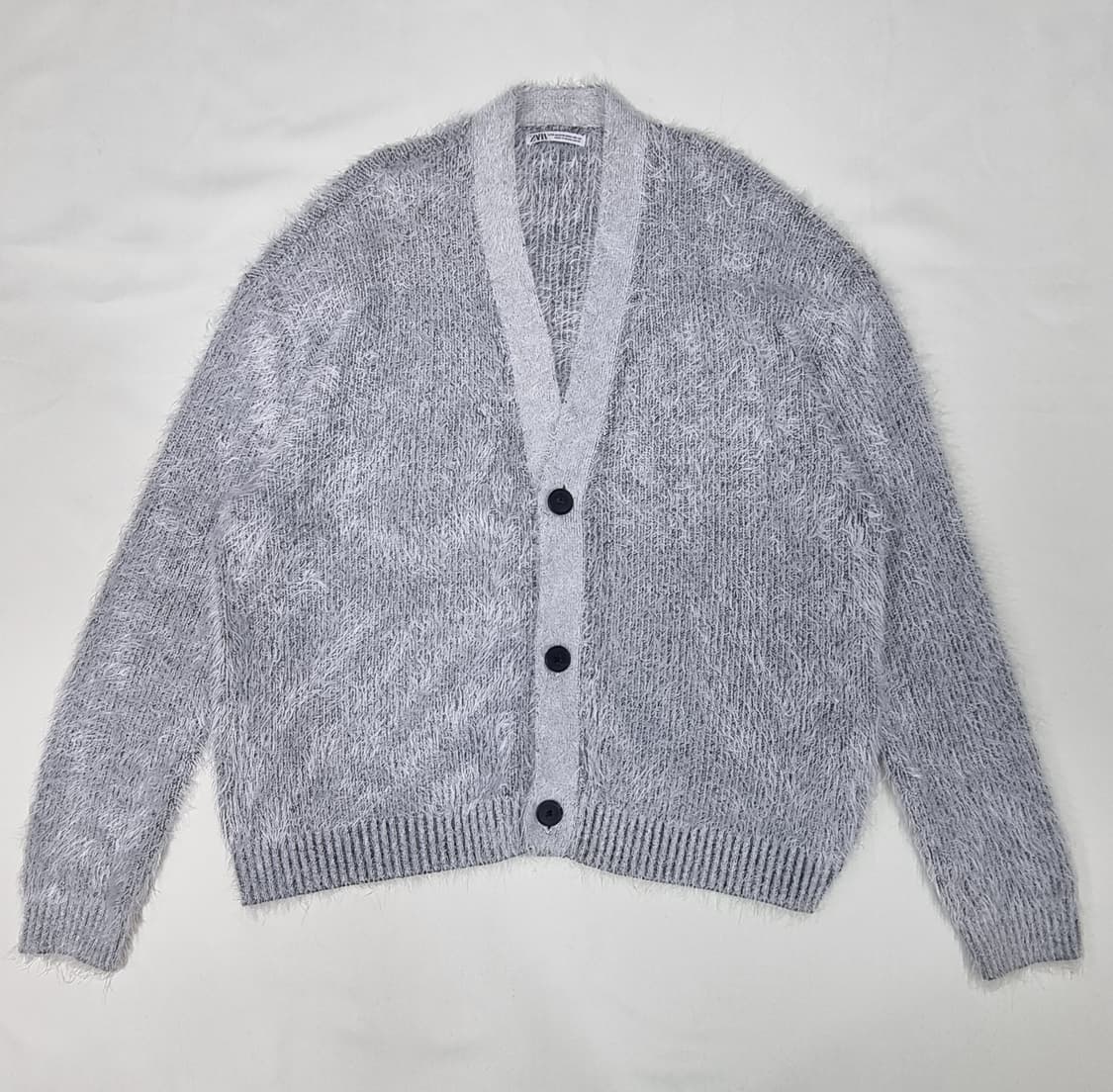 자라 퍼 오버핏 가디건 M _ 남성 상품이미지2