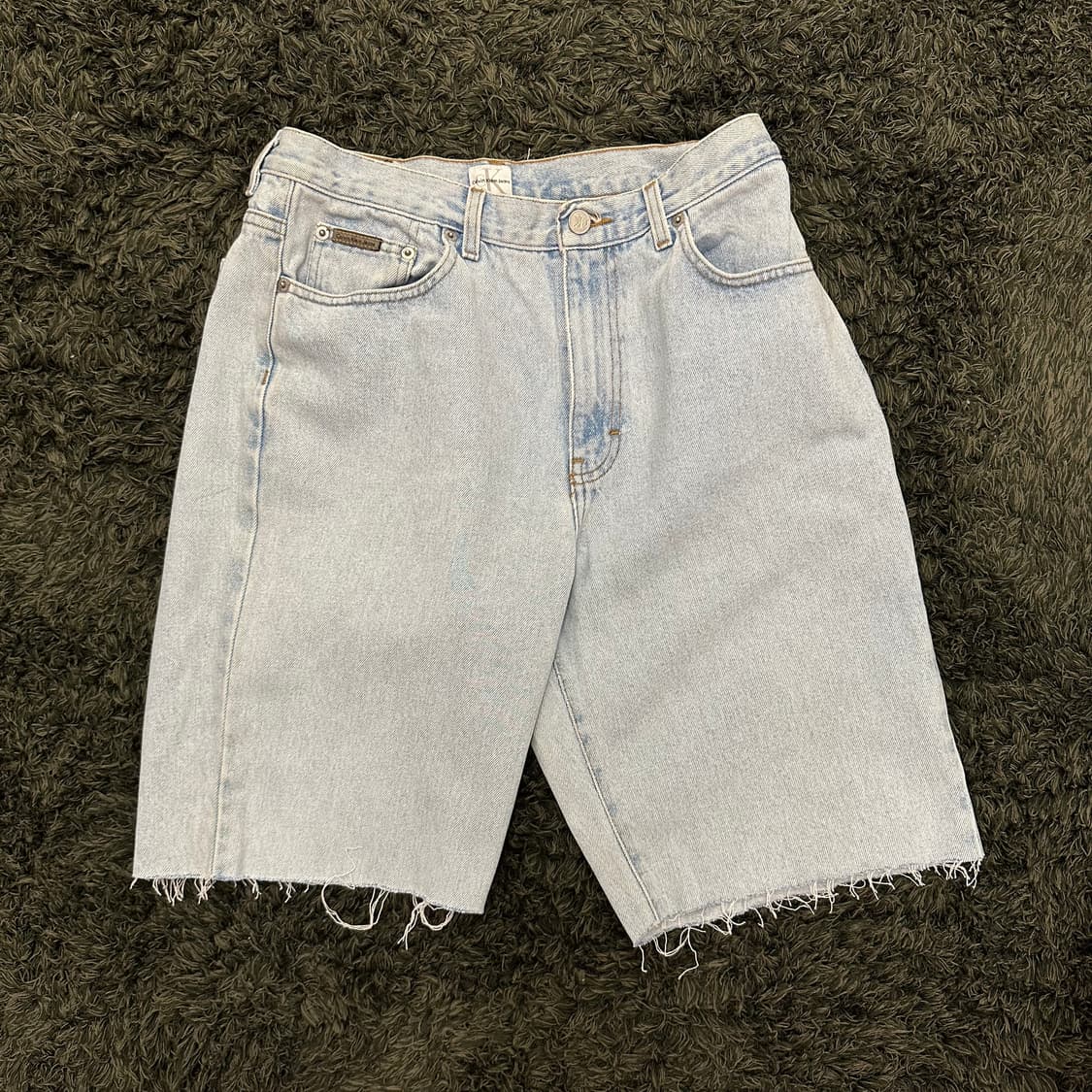 (30inch) 90s 캘빈클라인 데님 쇼츠 청 반바지 상품이미지6