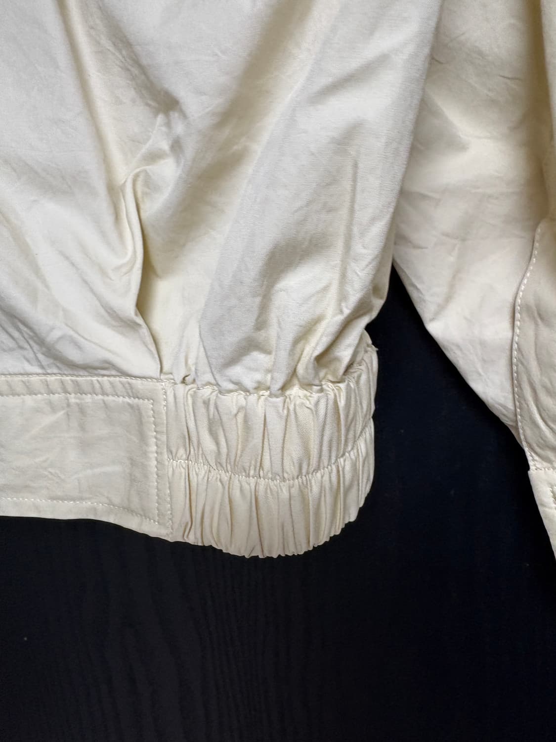 버버리 닻 자수 자켓 봄버 바람막이 크림(44-77) 상품이미지5