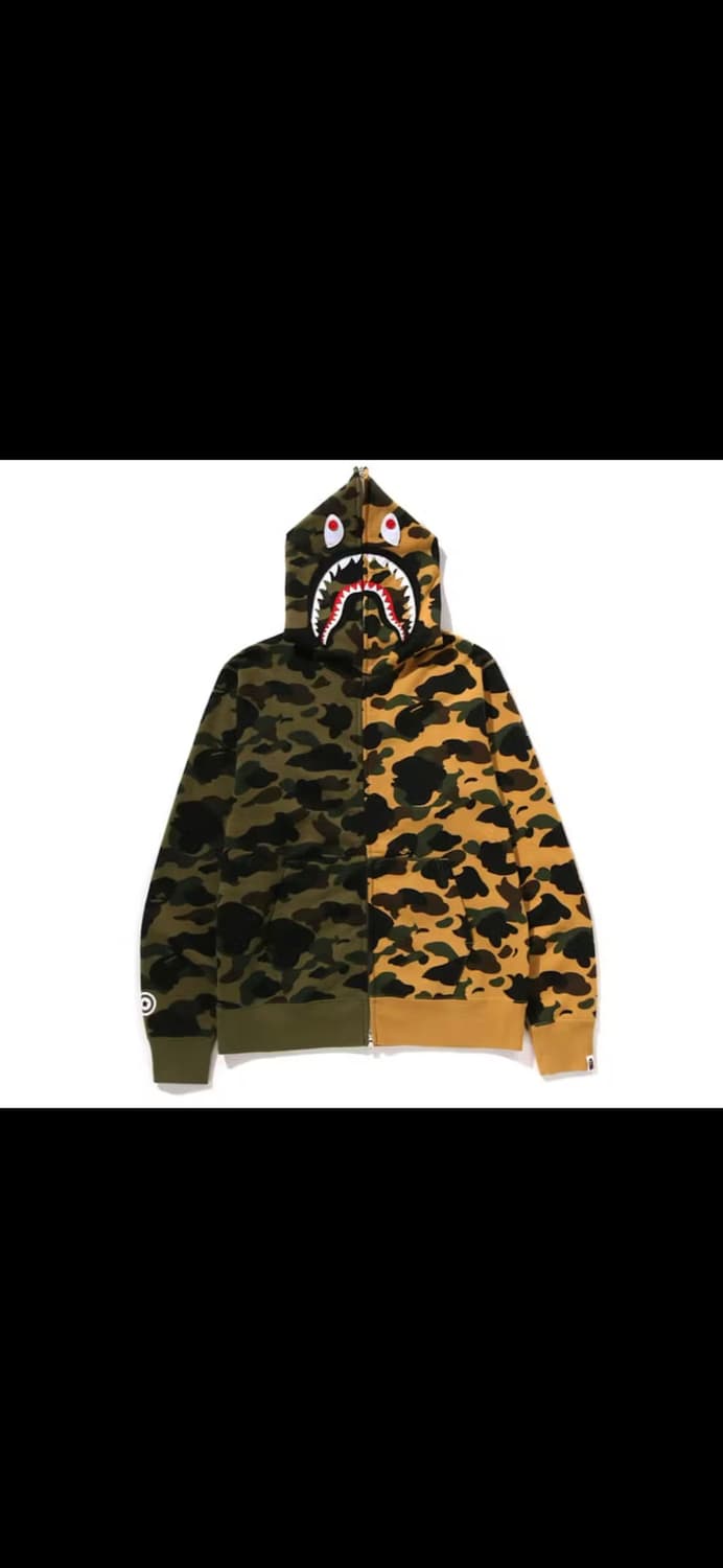 1ST CAMO SEPARATE SHARK FULL ZIP HOODIE 상품이미지1