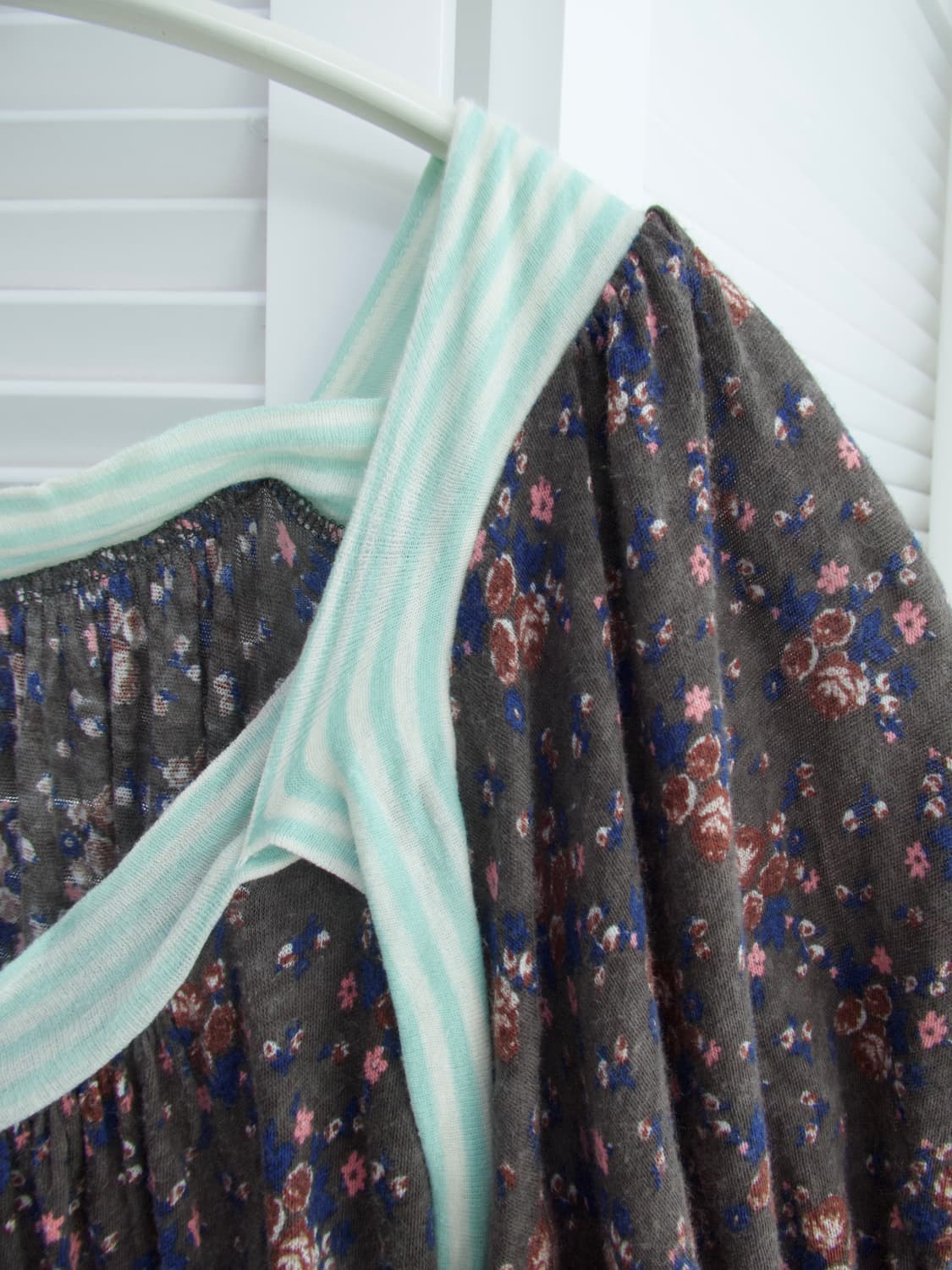 수나오 쿠와하라 민트플로랄 튜닉 상품이미지6