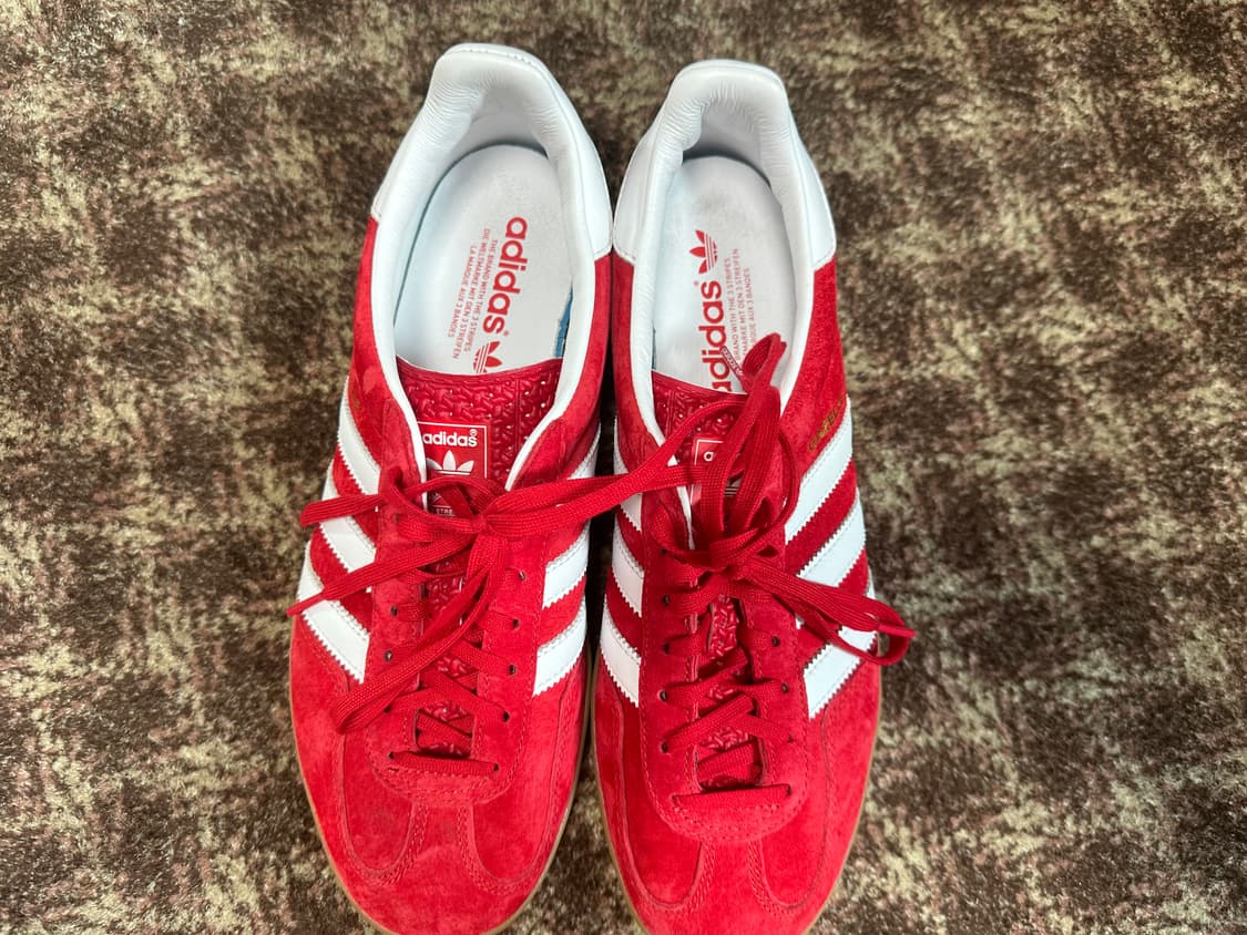 아디다스 가젤 인도어 스칼렛 275 새상품 상품이미지5