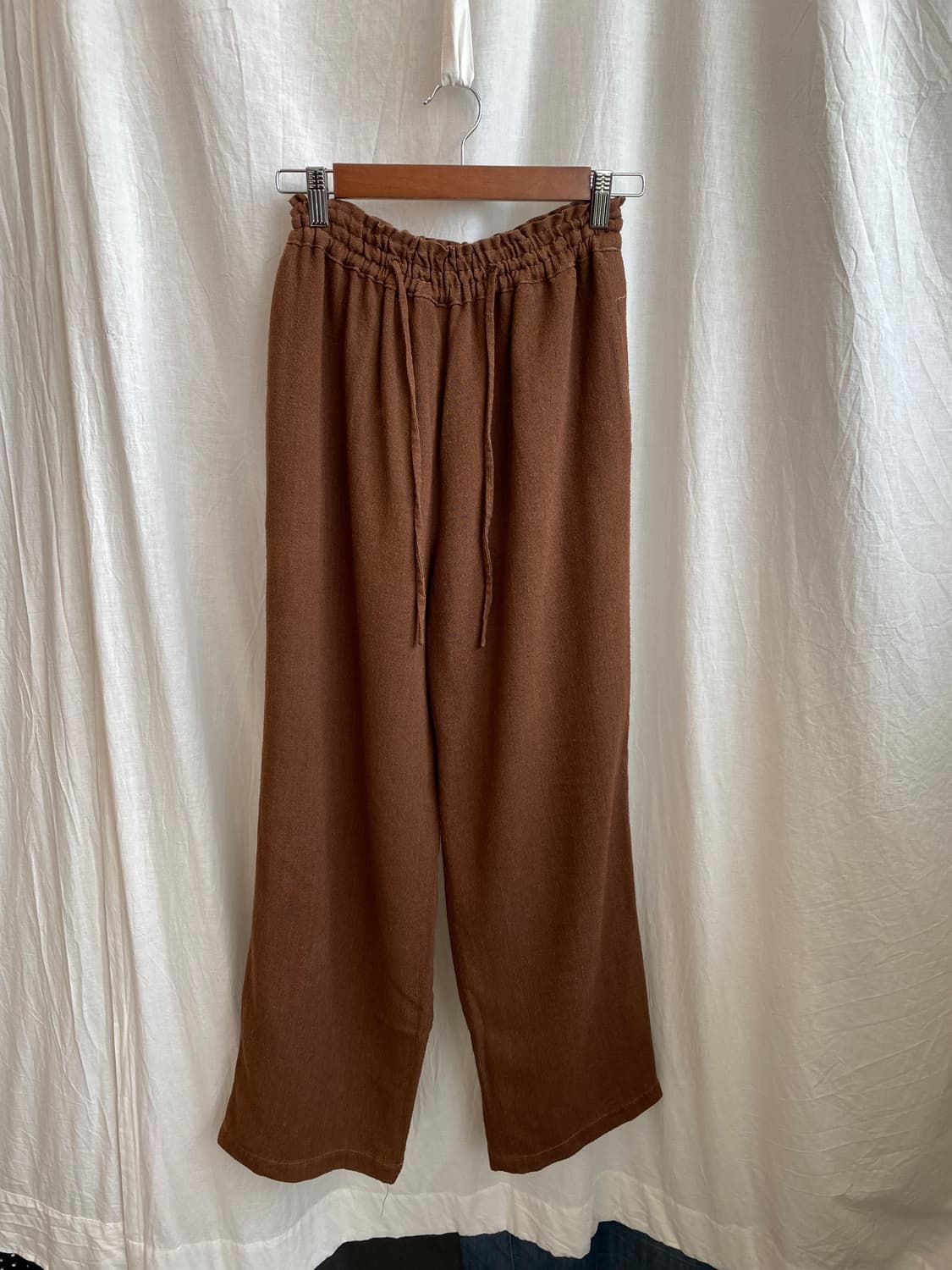 브라운 밴딩 팬츠(F) 상품이미지1