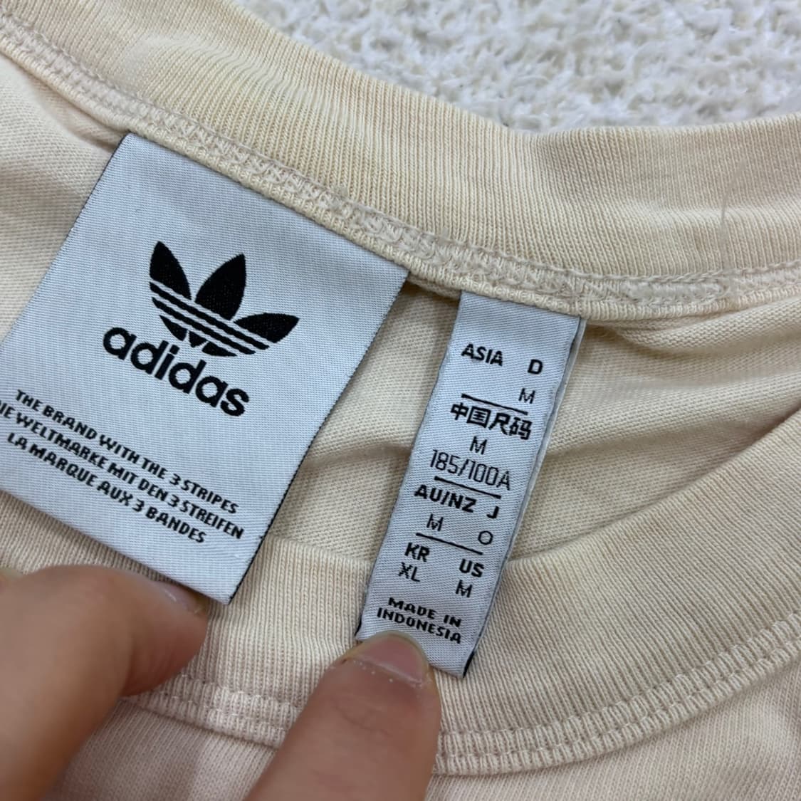 XL 아디다스 스몰로고 반팔 티셔츠 0319E 상품이미지3