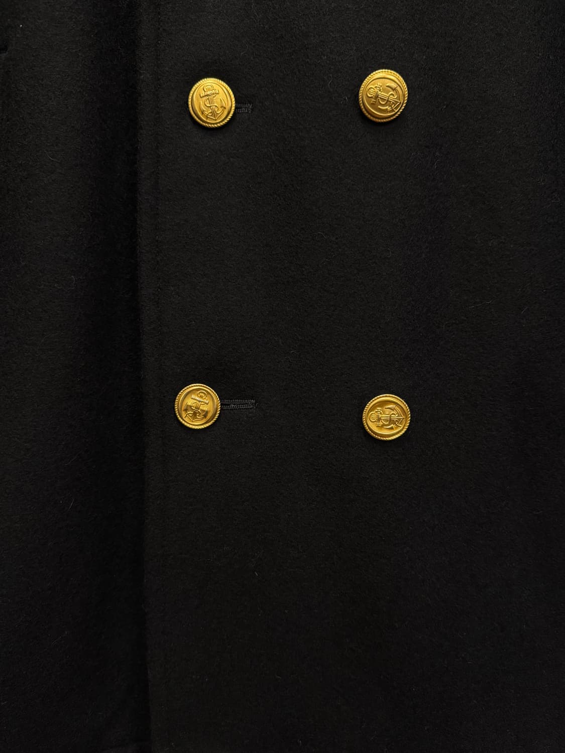 F) JAPAN ONE & ONE Wool Pea Coat 상품이미지3