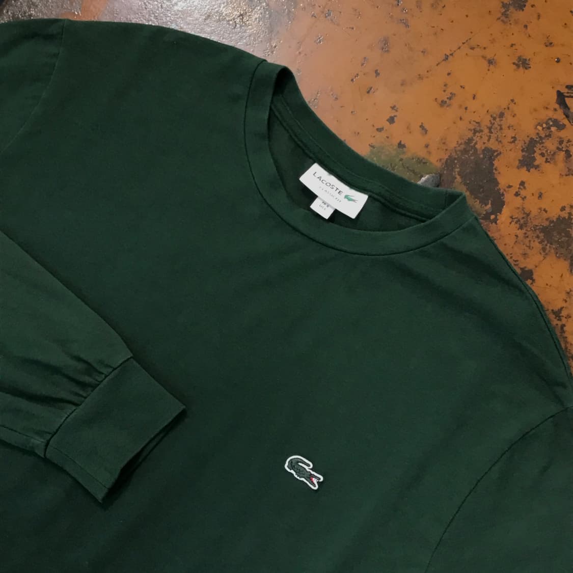 라코스테 딥 그린 롱 슬리브 남성 105 사이즈  상품이미지3