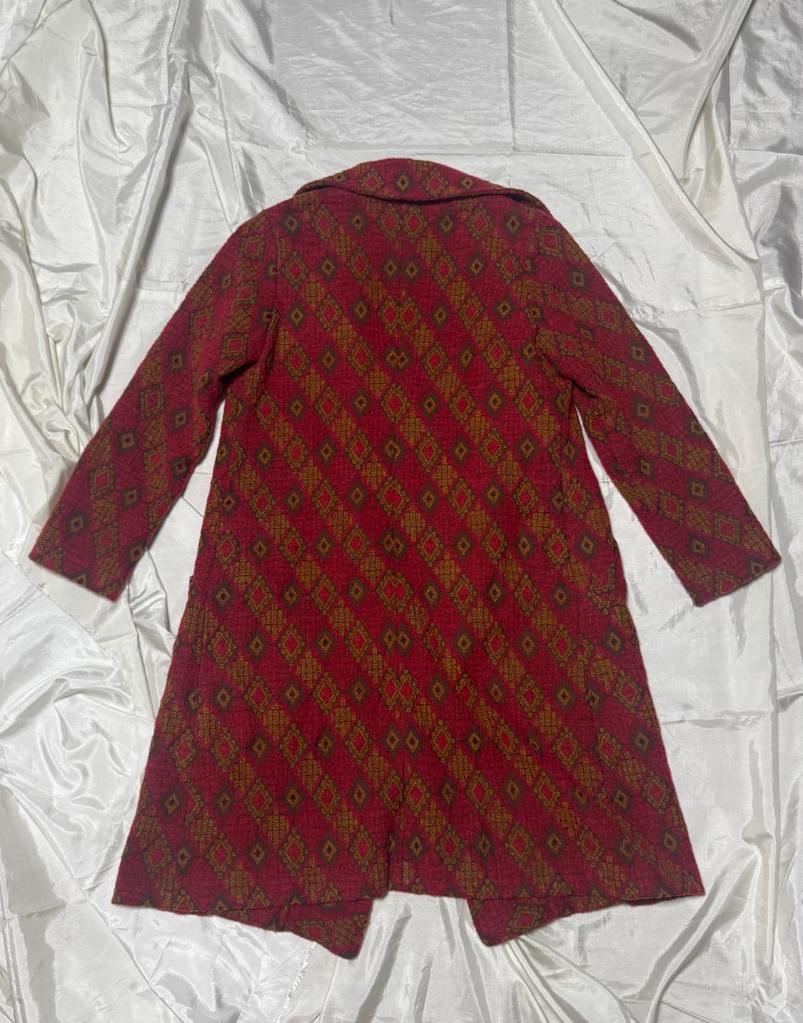 Archive Mode Navajo Design Red Wool Coat 상품이미지3