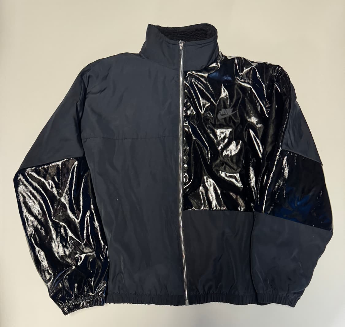 여성 나이키 오버핏 유광 점퍼 자켓 L 상품이미지1