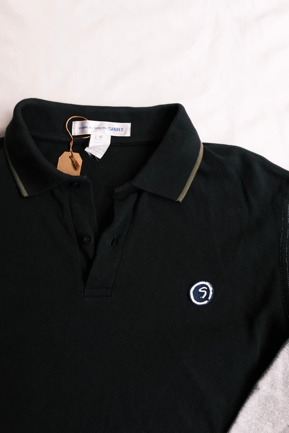 Comme des garcons shirt 스웻 도킹 폴로티 s 상품이미지2