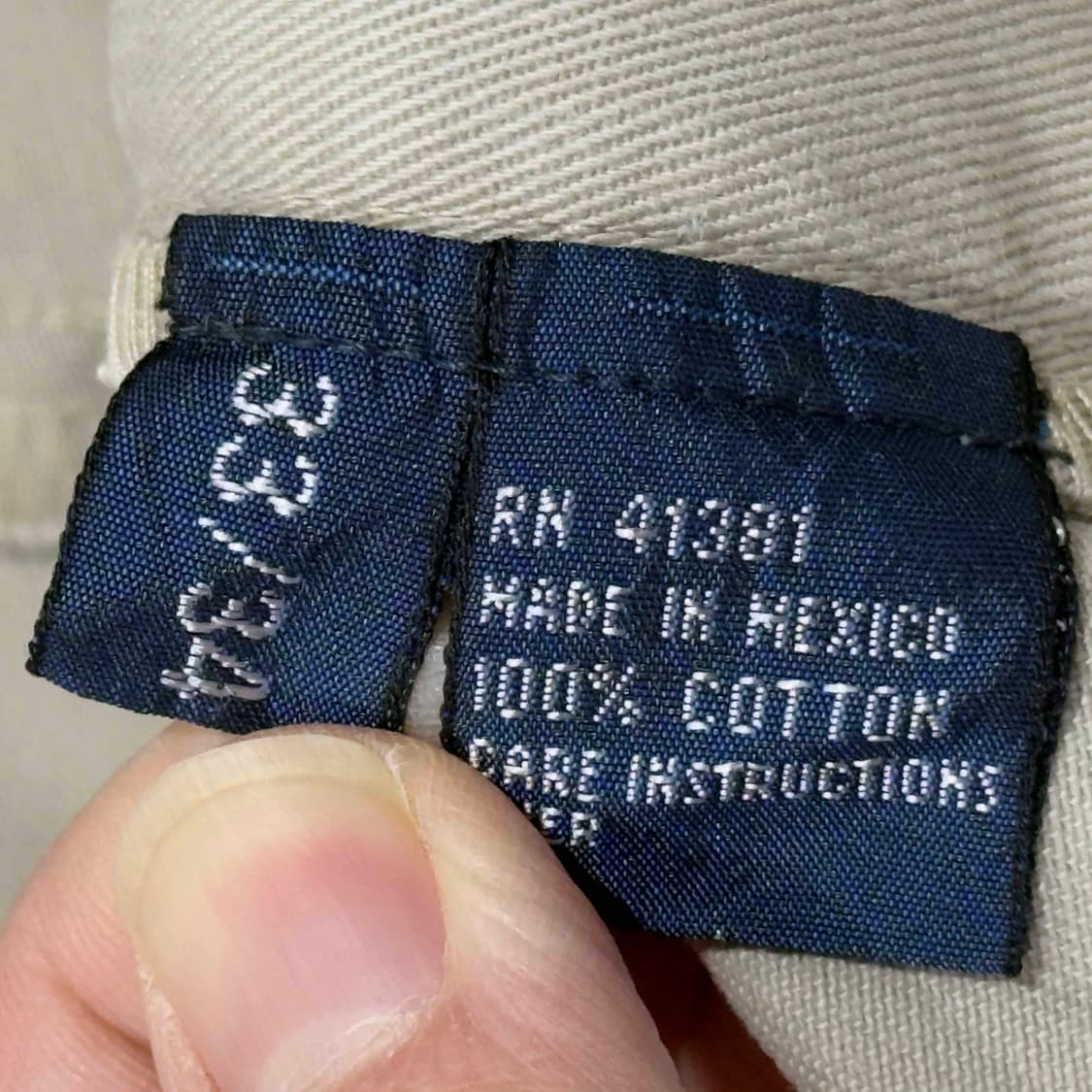 폴로 랄프로렌 투턱 HAMMOND 치노 팬츠 34X34 상품이미지5